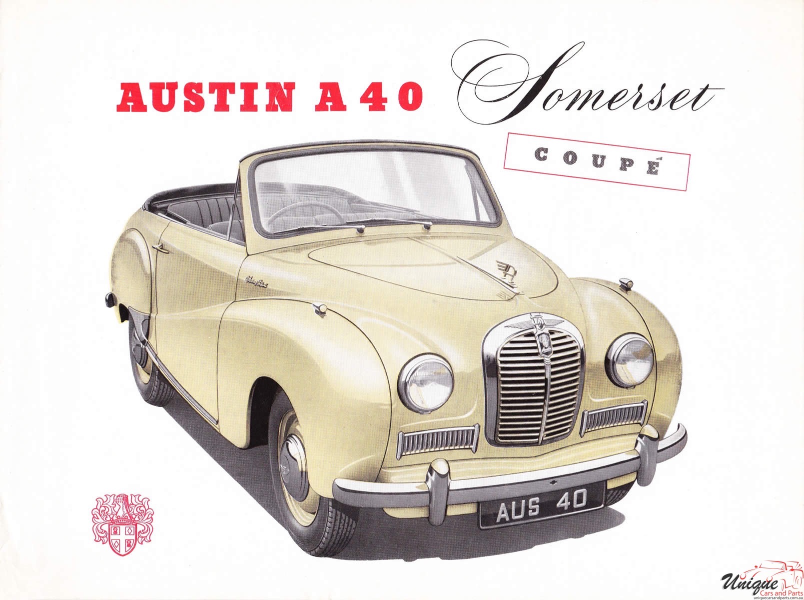 1950 Austin A40 Somerset Coupe Brochure Page 3